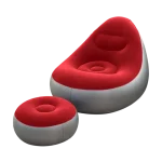 Air Bean Bag with Foot Stool