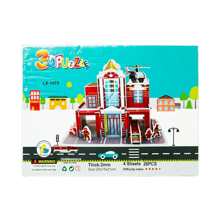 3D Puzzle (Fire House - LX 1079)